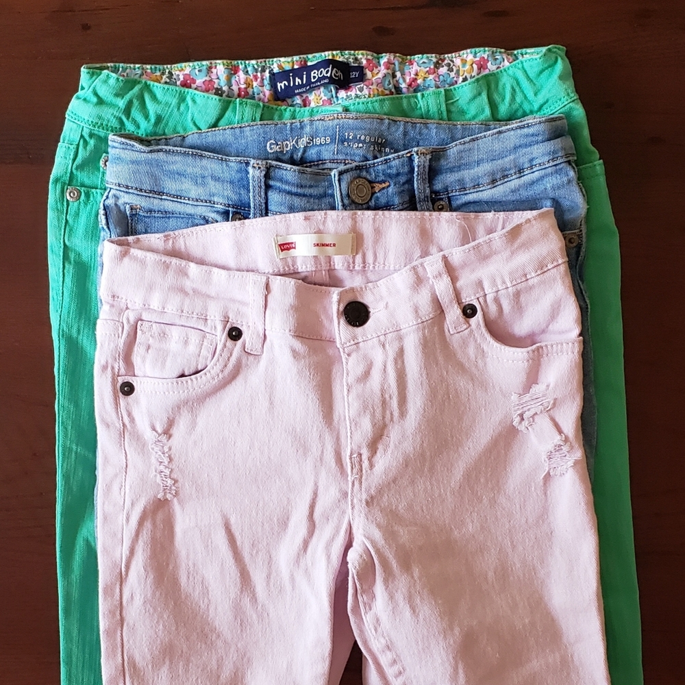 Jeans Bundle - Mini Boden, GAP, Levi's
